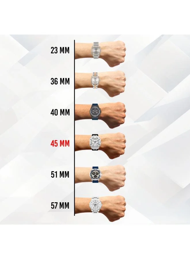 Quantum  Men's Silicone Analog Watch HNG1033.331 - 44 mm for Men | Best Price UAE